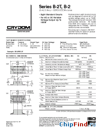 Datasheet B512FSE-2T manufacturer Crydom
