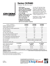 Datasheet CKRA4830 manufacturer Crydom