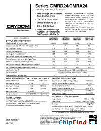 Datasheet CMRA2435 manufacturer Crydom