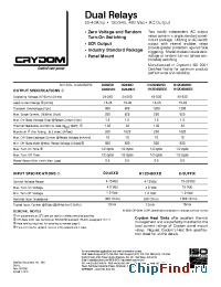 Datasheet D2425D-10 manufacturer Crydom