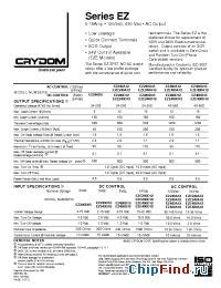 Datasheet EZ240A12RS manufacturer Crydom