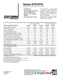 Datasheet NTA2425 manufacturer Crydom