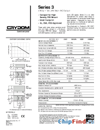 Datasheet S312 manufacturer Crydom