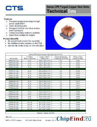 Datasheet CPR19-19-20U manufacturer CTS