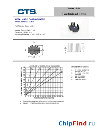 Datasheet LAT03B4U manufacturer CTS