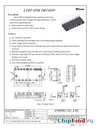 Datasheet IM14400E manufacturer Cyntec