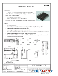 Datasheet IM20400 manufacturer Cyntec