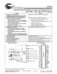 Datasheet CY2210-02 manufacturer Cypress
