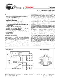 Datasheet CY23S08SC-1T manufacturer Cypress