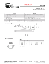 Datasheet CY24126 manufacturer Cypress