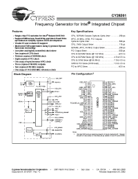 Datasheet CY28301 manufacturer Cypress