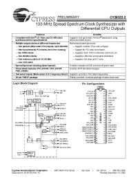 Datasheet CY28322-2 manufacturer Cypress