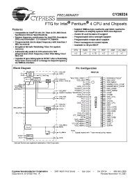 Datasheet CY28324PVC manufacturer Cypress