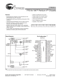 Datasheet CY28325OXC-3T manufacturer Cypress