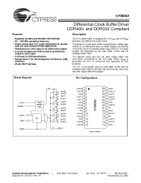 Datasheet CY28352OC manufacturer Cypress
