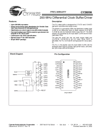 Datasheet CY28358 manufacturer Cypress