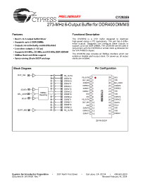 Datasheet CY28359OC manufacturer Cypress
