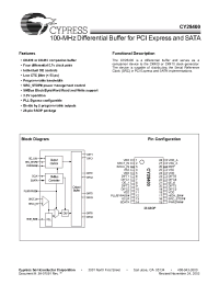 Datasheet CY28400OC manufacturer Cypress