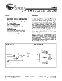 Datasheet CY29653AC manufacturer Cypress