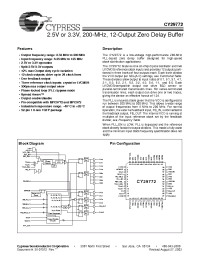 Datasheet CY29772AI manufacturer Cypress