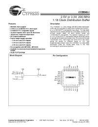 Datasheet CY29940-1 manufacturer Cypress