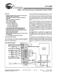 Datasheet CY7C1339B manufacturer Cypress