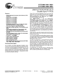 Datasheet CY7C4811-25AC manufacturer Cypress