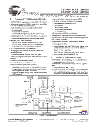 Datasheet CY7C68014A manufacturer Cypress