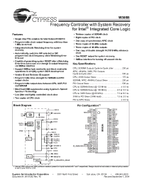 Datasheet CYW305OXC manufacturer Cypress