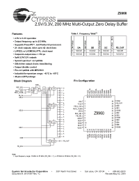 Datasheet IMIZ9960ALT manufacturer Cypress