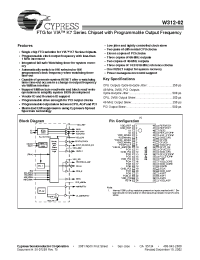 Datasheet W312-02 manufacturer Cypress