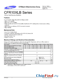 Datasheet CFR107 manufacturer Cystech