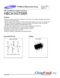 Datasheet HBCA143TS6R manufacturer Cystech