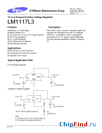 Datasheet LM1117-2.5 manufacturer Cystech