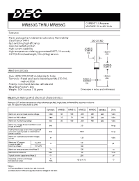 Datasheet MR854G manufacturer Daesan
