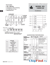 Datasheet 100D9109 manufacturer DAICO