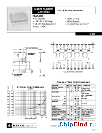 Datasheet DAT58032 manufacturer DAICO