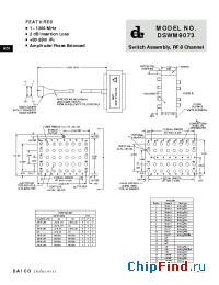 Datasheet DSWM9073 manufacturer DAICO