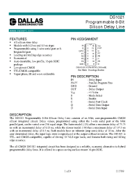 Datasheet DS1021 manufacturer Dallas