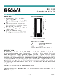 Datasheet DS1213D manufacturer Dallas