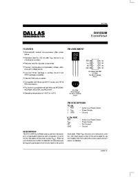 Datasheet DS1233M-5 manufacturer Dallas