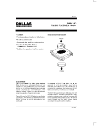 Datasheet DS1410D manufacturer Dallas
