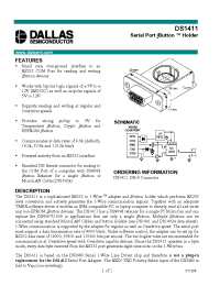 Datasheet DS1411 manufacturer Dallas