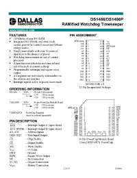 Datasheet DS1486-120 manufacturer Dallas