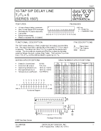 Datasheet 1507-100C manufacturer Data Delay