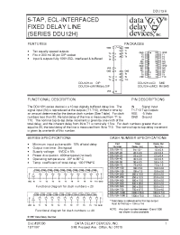 Datasheet DDU12H-100 manufacturer Data Delay