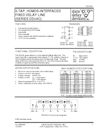 Datasheet DDU4C-5050 manufacturer Data Delay