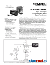 Datasheet ACA-20PC-2 manufacturer Datel