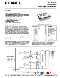 Datasheet ADS-946GM manufacturer Datel