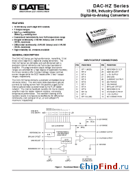 Datasheet DAC-HZ12BMM manufacturer Datel